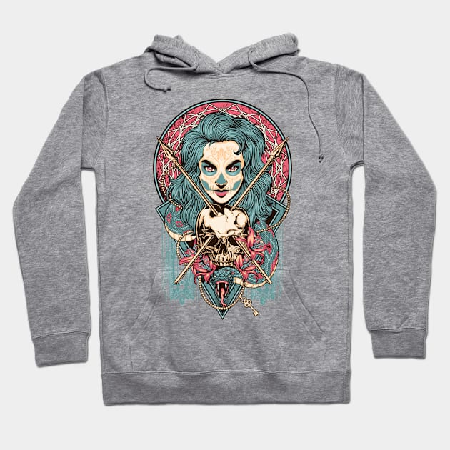 Muerte Girl Hoodie by FirmanHatibu123